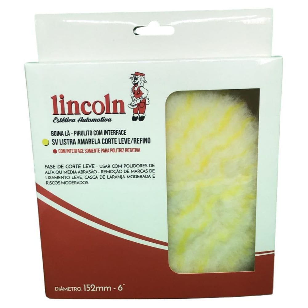 Boina pirulito corte leve com interface lincoln 6 pol