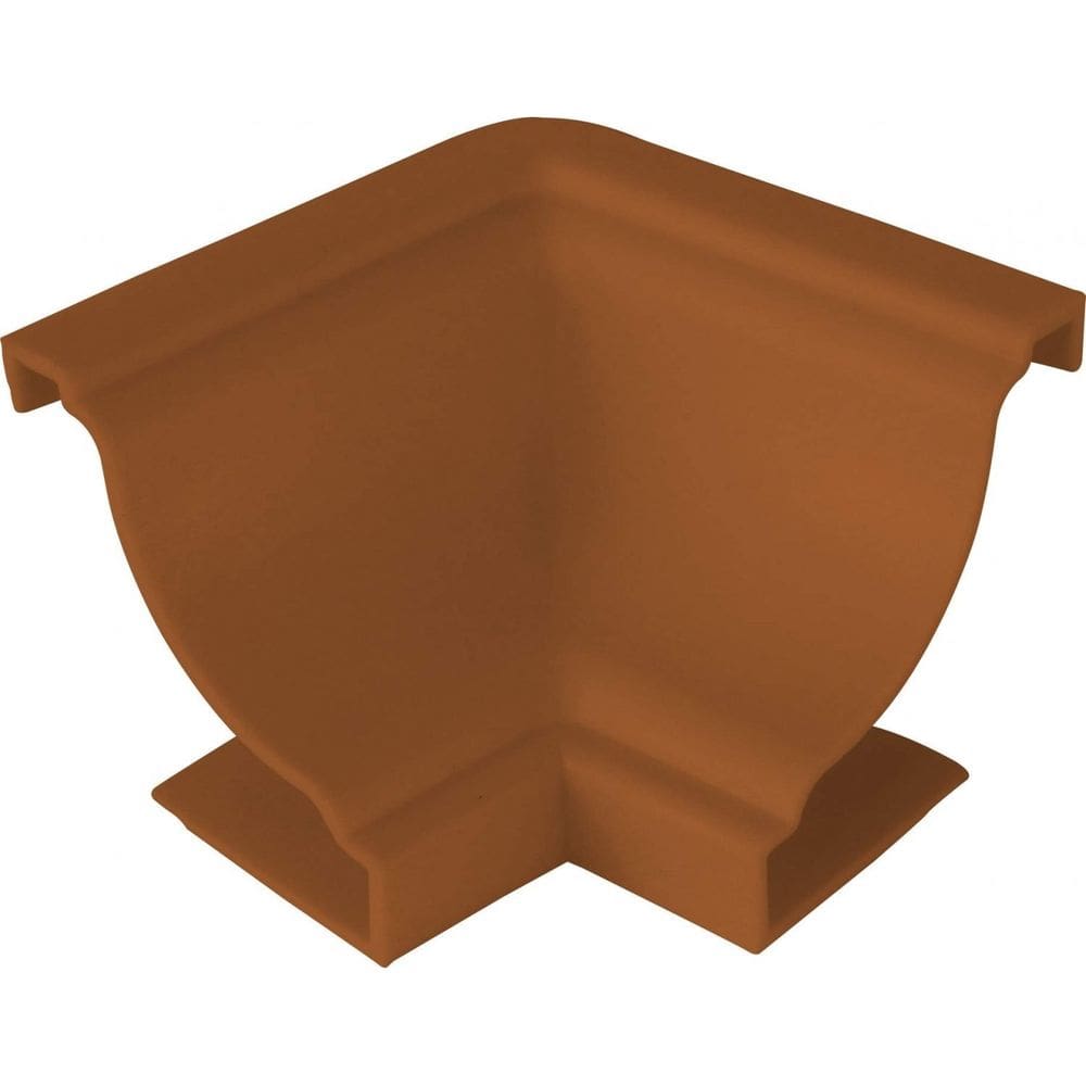 Canto Interno Polifort 8mm x 25mm Caixa com 4 Unidades Mogno
