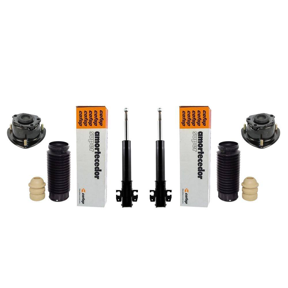 2 amortecedor + kit suspensão dianteira tracker 2001 a 2008