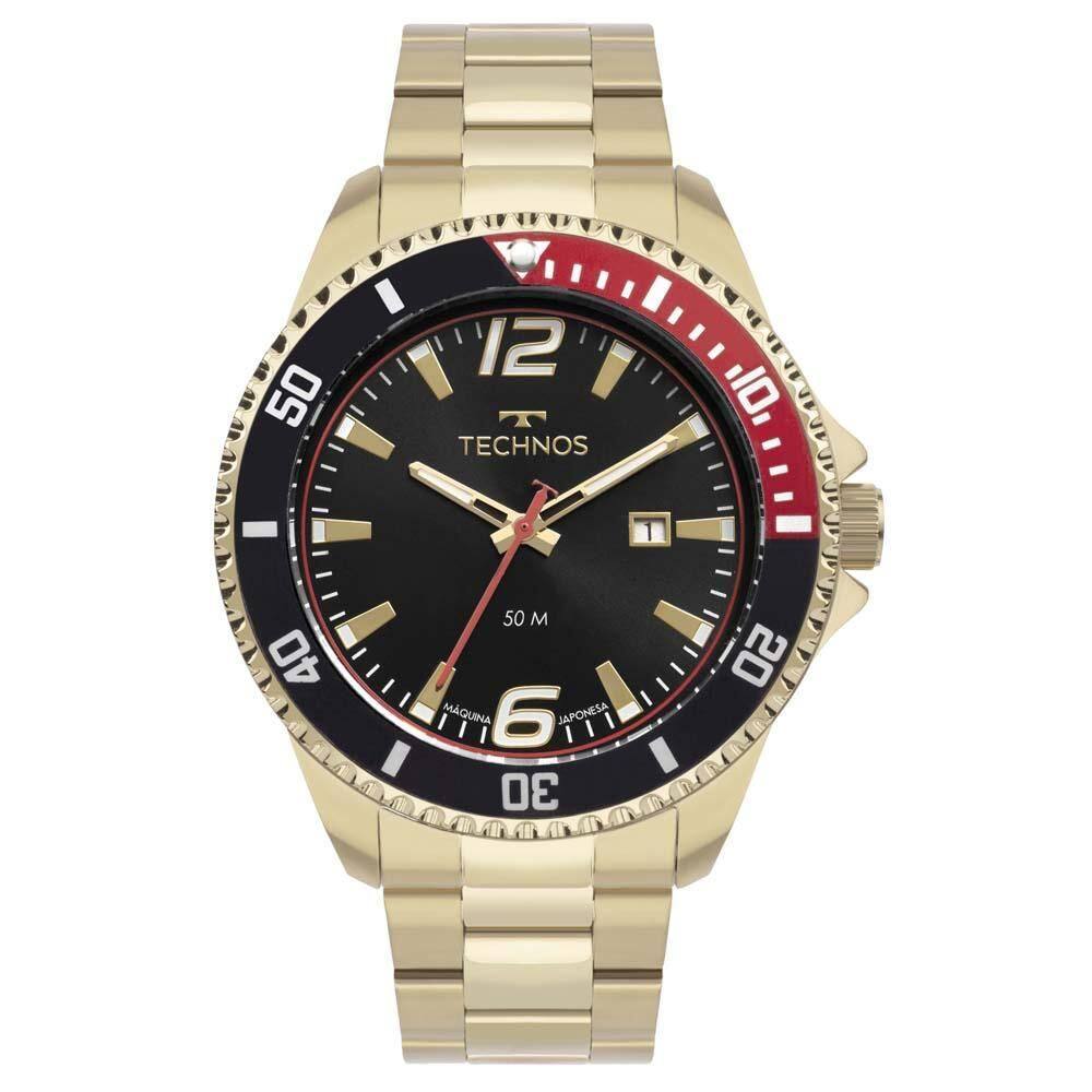 Relogio  technos 2115ncm 1p dourado