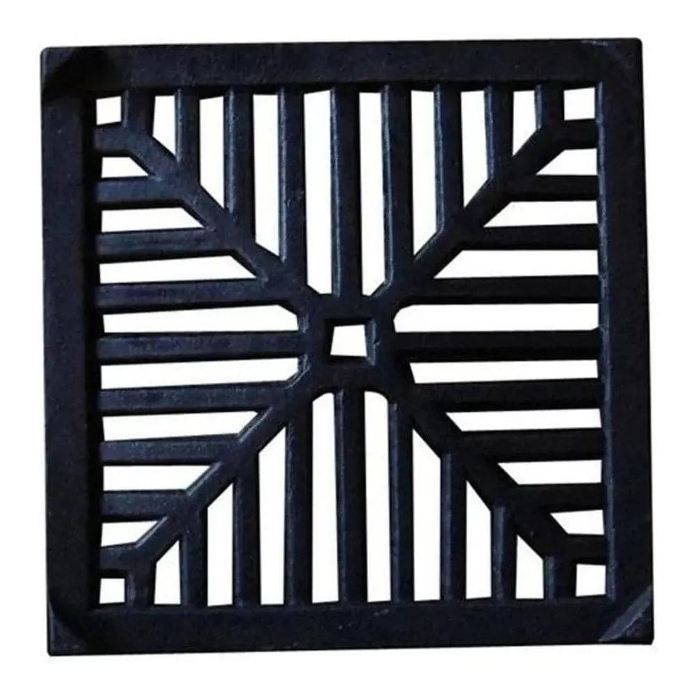 Ralo Grelha Ferro Fundido 20X20 Cm Área Externa Inovador