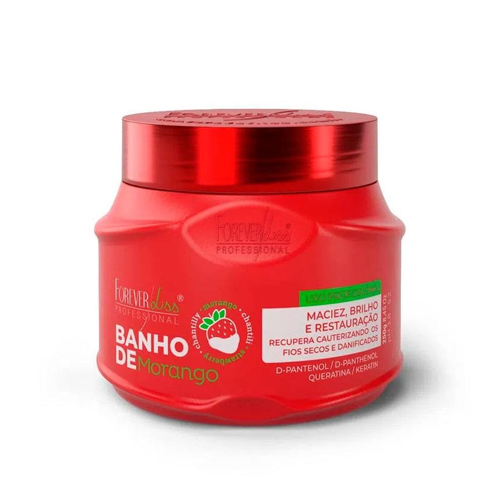 Mascara Banho de Verniz de Morango Forever Liss 250g