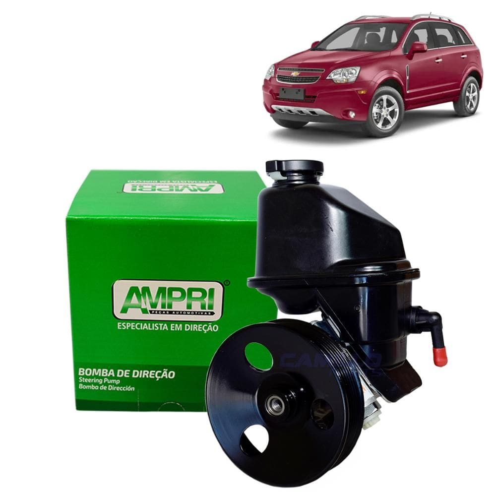 Bomba Oleo Hd Gm Captiva Ecotec 2.4 4 Cilindros 2009 A 2017 - Gm 13581202 - Com Polia 6pk E Com Reservatorio