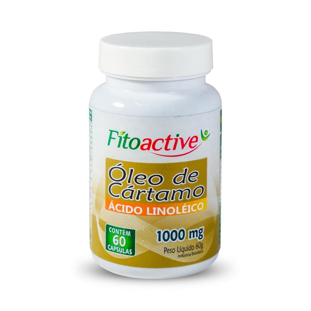 Óleo de cártamo 1000 mg 60 cápsulas fitoactive