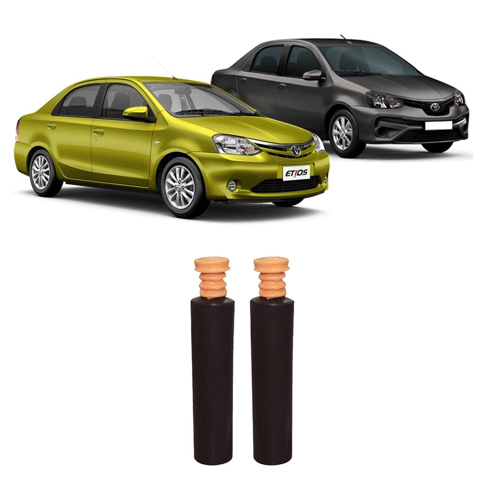 Par guarda pó batente traseiro toyota etios sedan 2012/2020