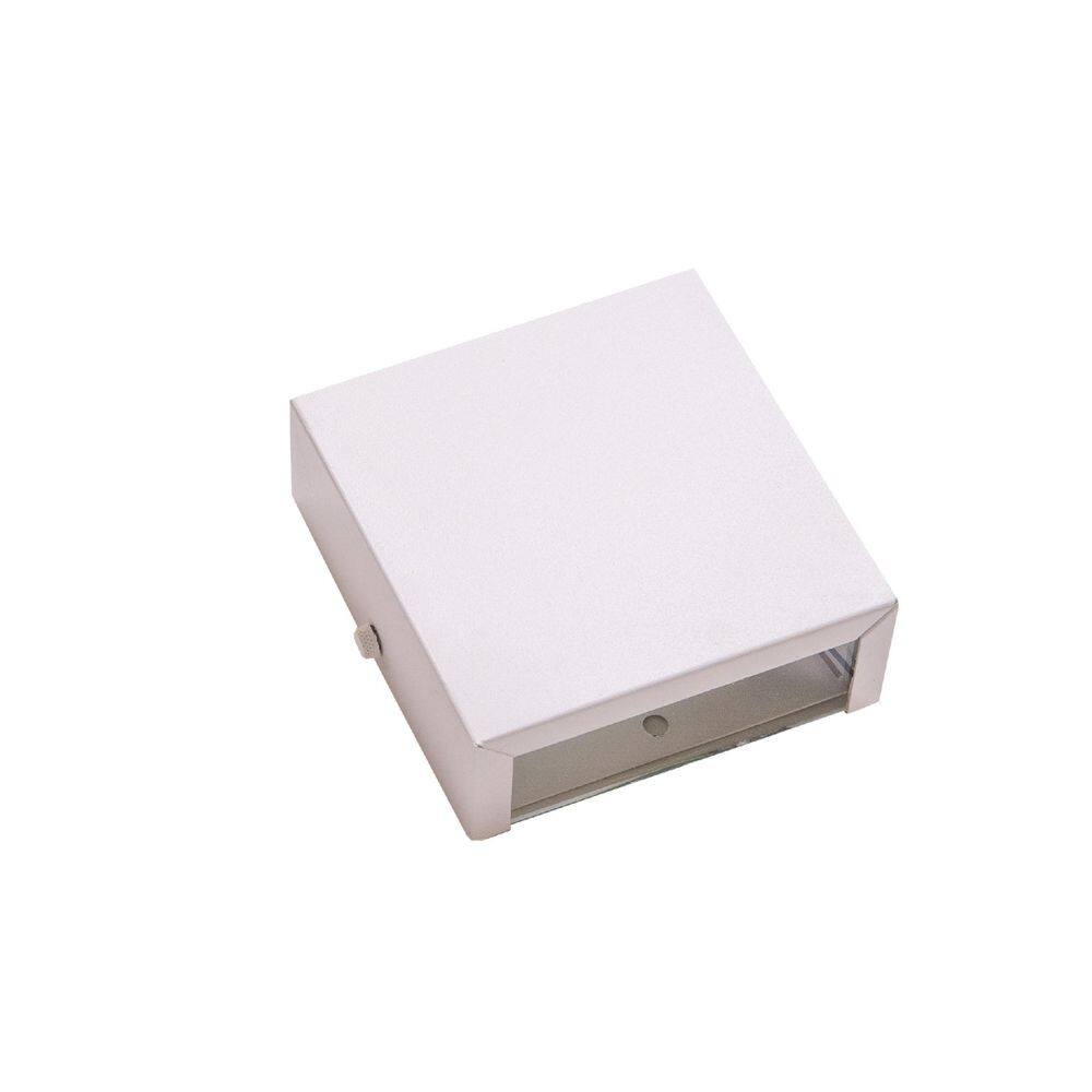Kit 2 Arandelas Branco 2 Focos Externa Parede Muro Ar1110