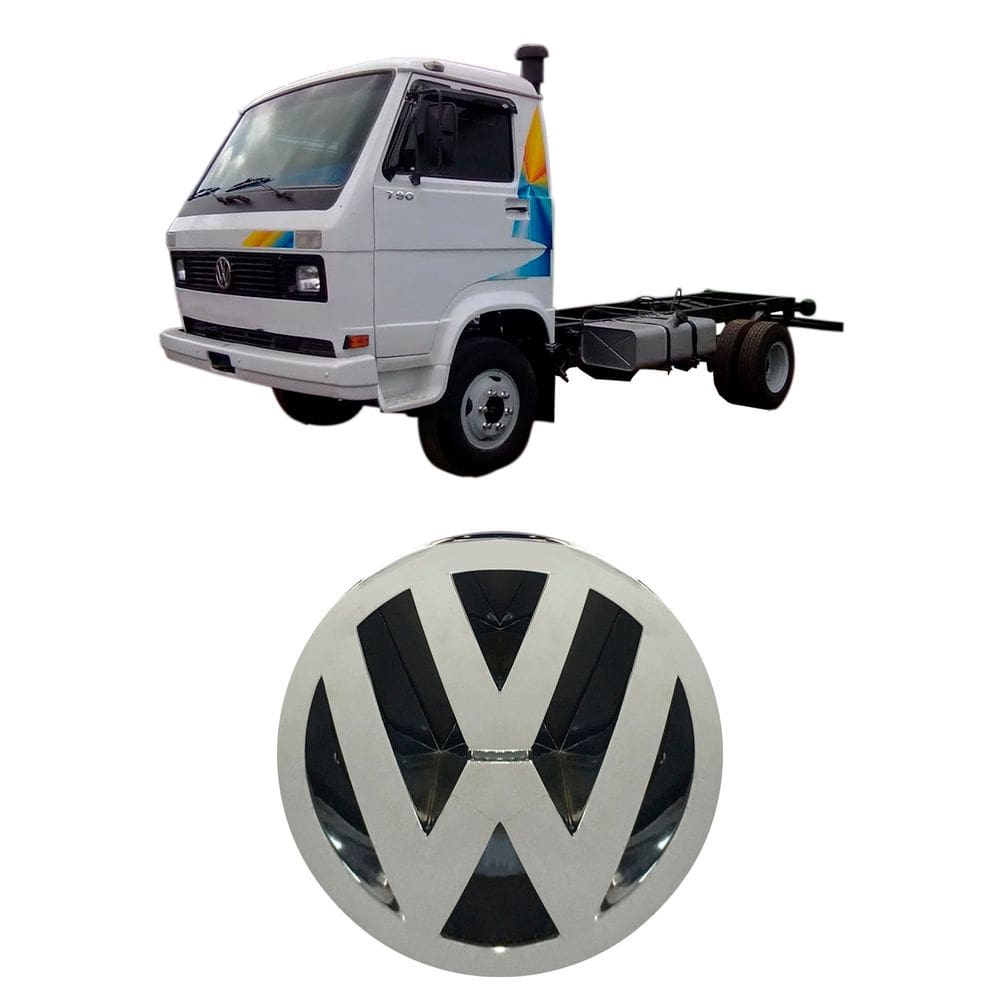 Emblema Grade Caminhão Vw 690S 790S 7110S Até ...1993 18Cm