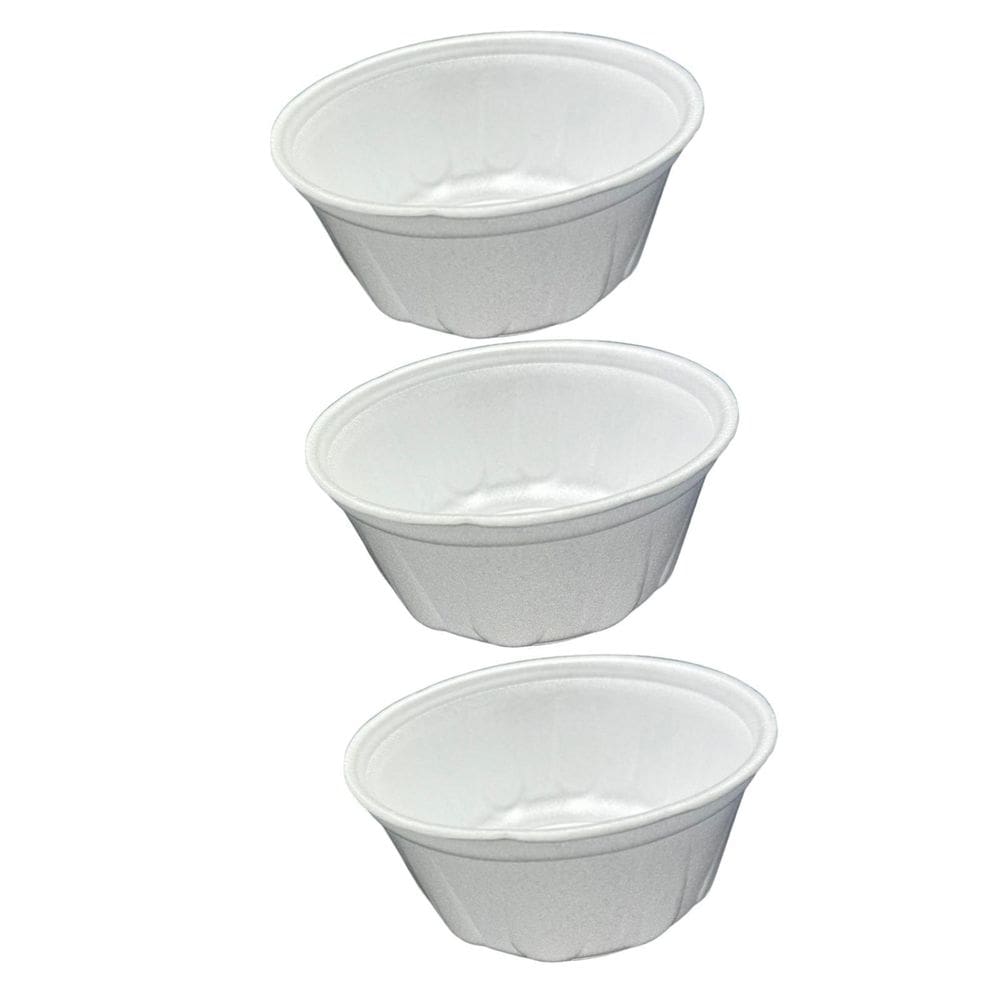 Kit 150Un Pote Térmico Cumbuca Isopor 200Ml Sopas Caldos