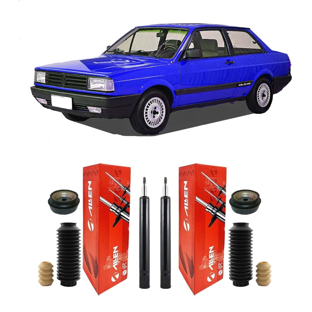 2 amortecedor dianteiro kit batente voyage 1984 1985 1986 87