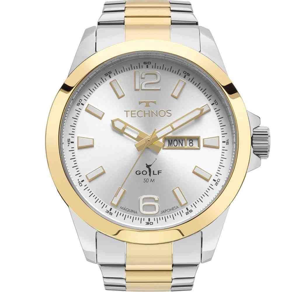 Relógio technos masculino golf 2105bc/1k