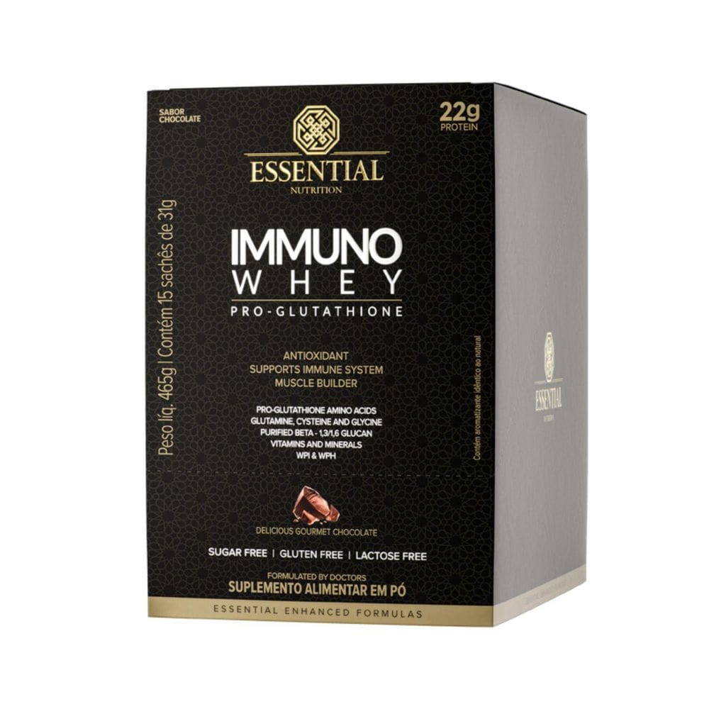 Immuno whey pro glutathione box 15 sachês 31g nutrition