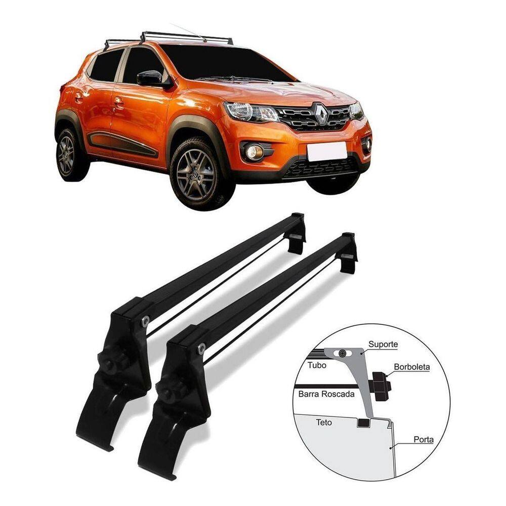 Rack de teto travessa renault kwid 2019