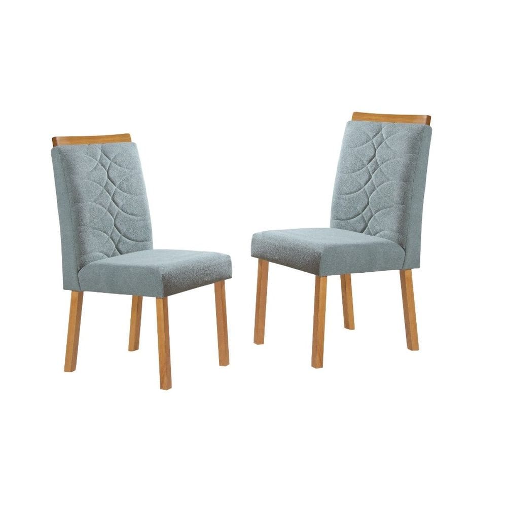 Cadeiras para Mesa de Jantar Estofada - Andria - Art Salas