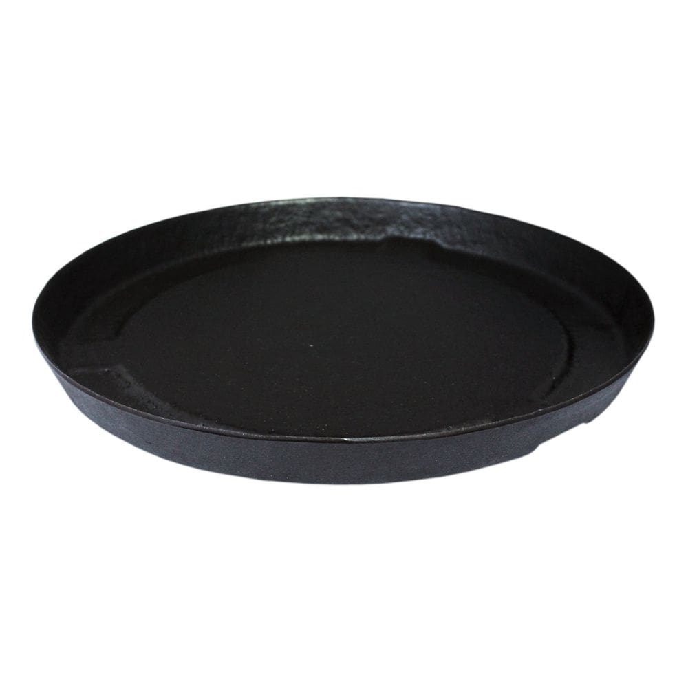 Prato para Vasos de Planta para Vasos de Planta Redondo Slim 24 Cinza