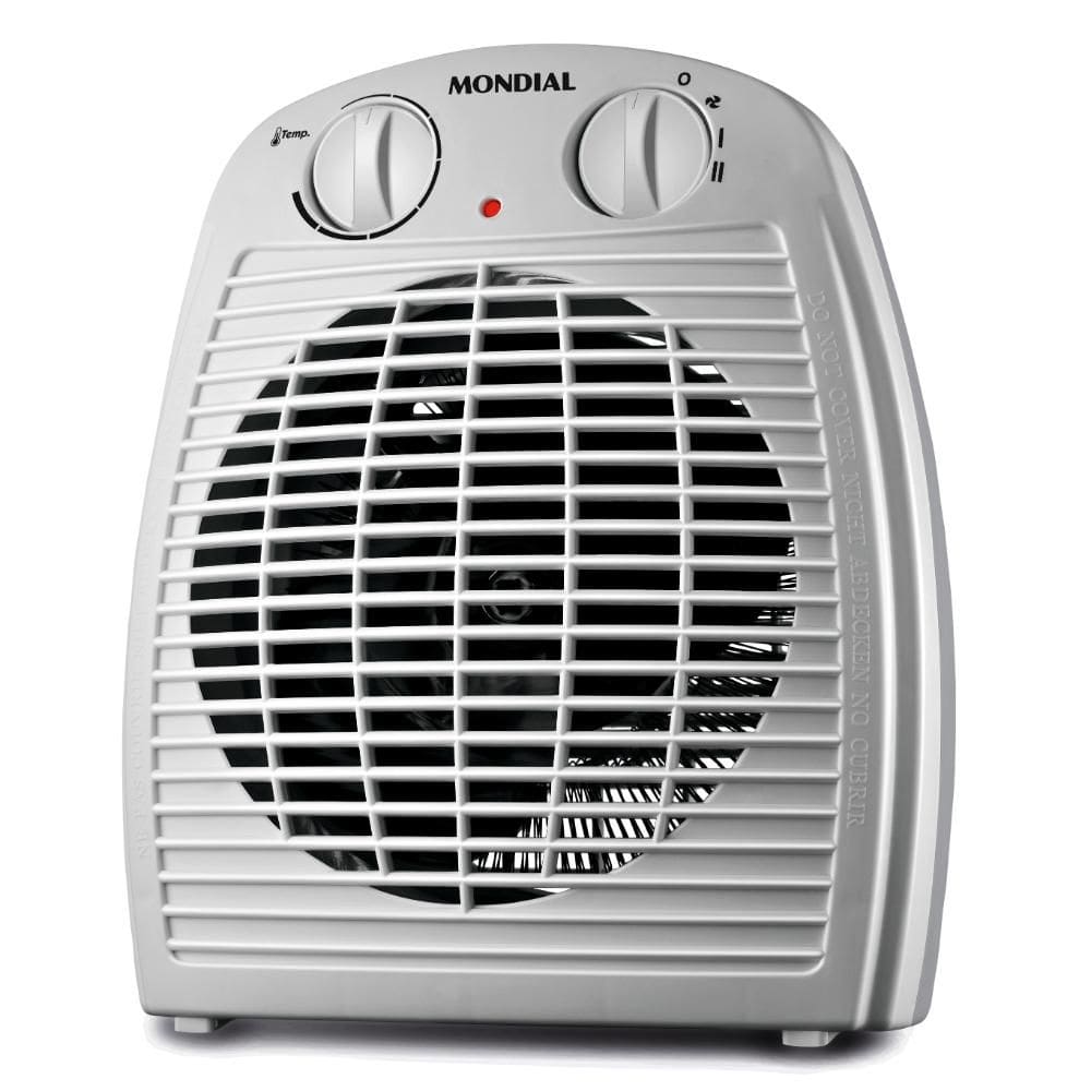 Aquecedor a Ar Mondial A-08 Portátil 3 em 1 1500W Cinza/Branco 127V