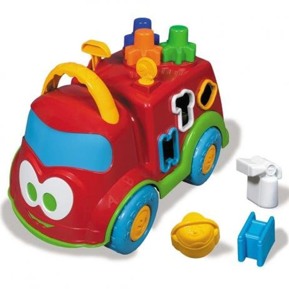 Carrinho de Bombeiro - Baby Land - Dino Bombeirinho -Cardoso