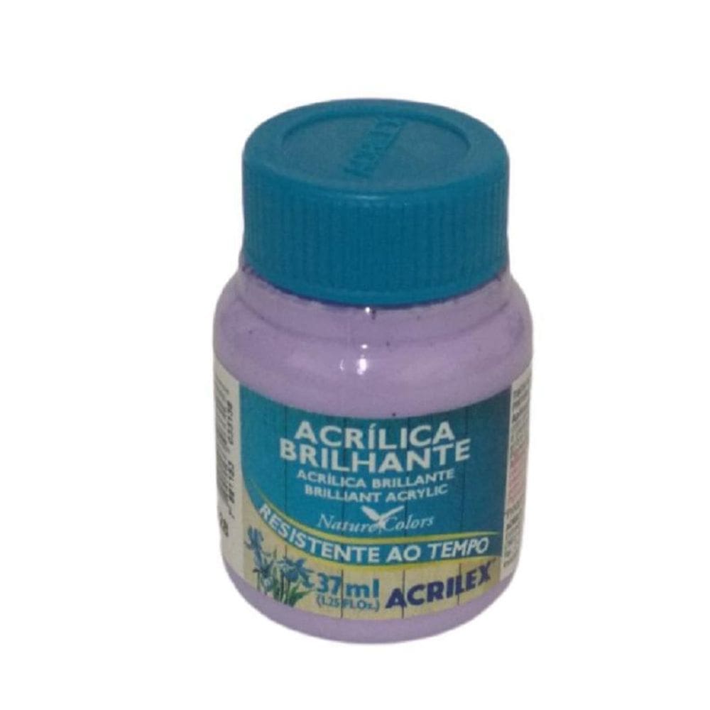 Tinta Acrílica Brilhante Lilás - 528 - Acrilex - 37Ml