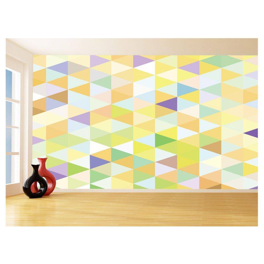 Papel De Parede Geométrico Triângulos GMT72 1,75X2,0M
