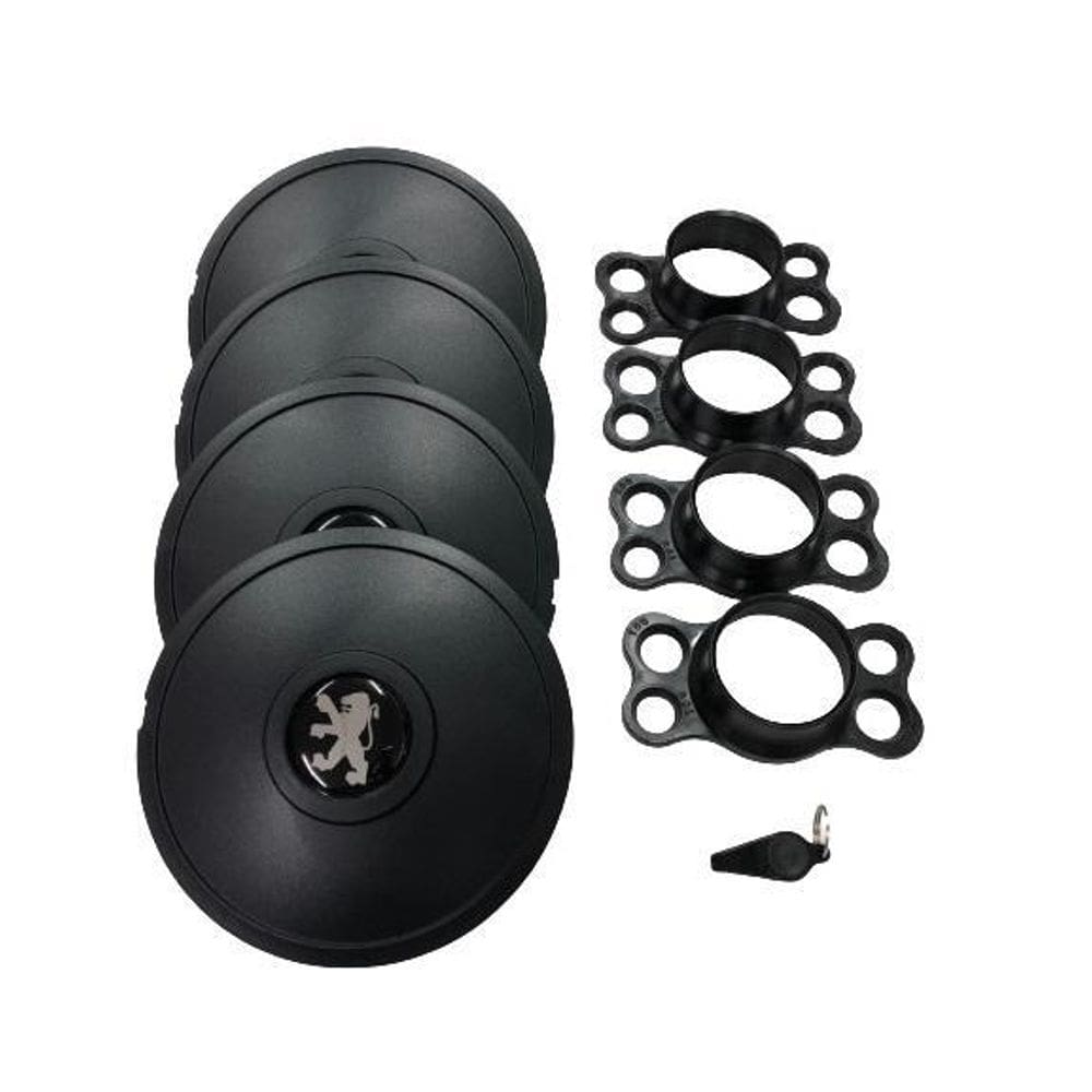 Calotas miollo peugeot 207 aro 14 2008/13 tradicional preto