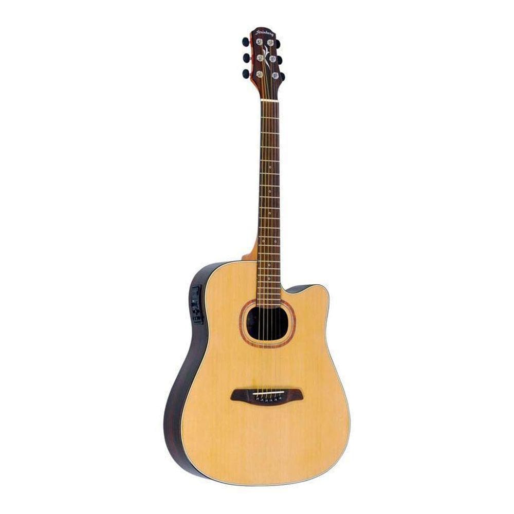 Violao Strinberg Sd35C N Folk Eletrico Aço