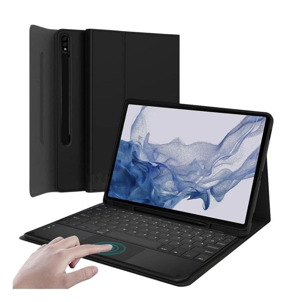 Capa Com Teclado Conexão Sem Fio Para Galaxy Tab S7 Fe 2021