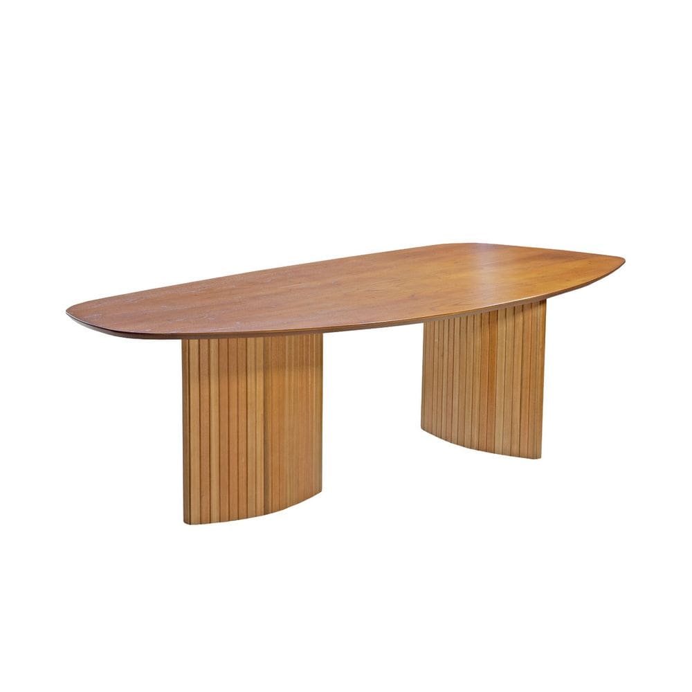 Mesa de Jantar Orgânica Ripada - Florença-2,40x1,10m - Art Salas