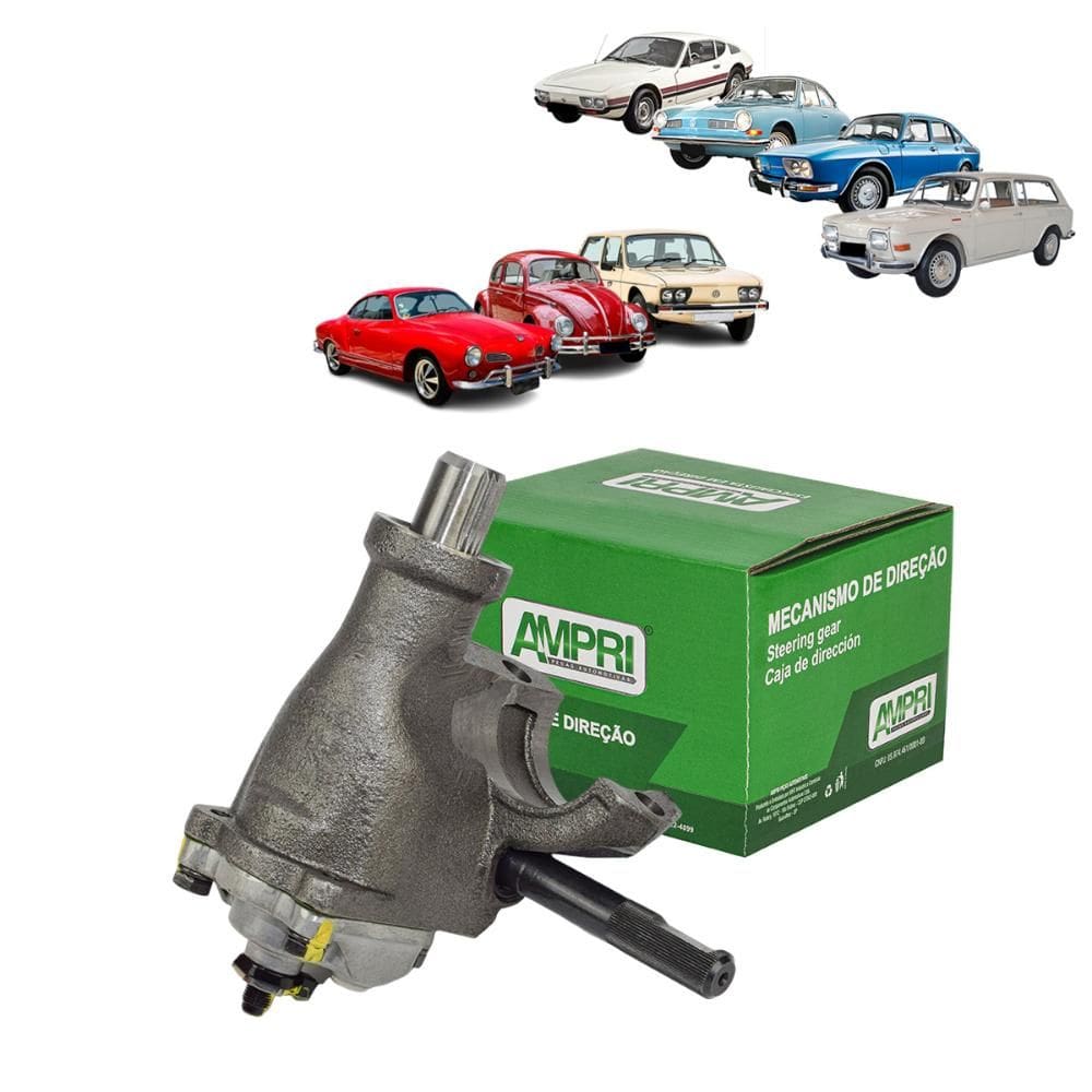 Cx Dir Mecanica Nova Ampri Vw Fusca/Brasilia/Tl/Variant I/Tc/Sp I E Ii/Karman Guia - Todos Ap. 1968... - Cx Integral