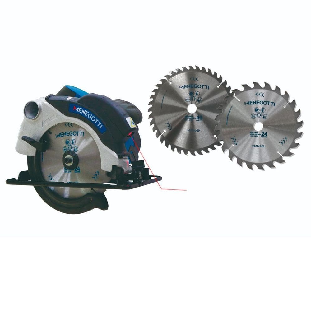 Serra Circular Mmc-1400 220V 1400W Com Disco Corte Menegotti