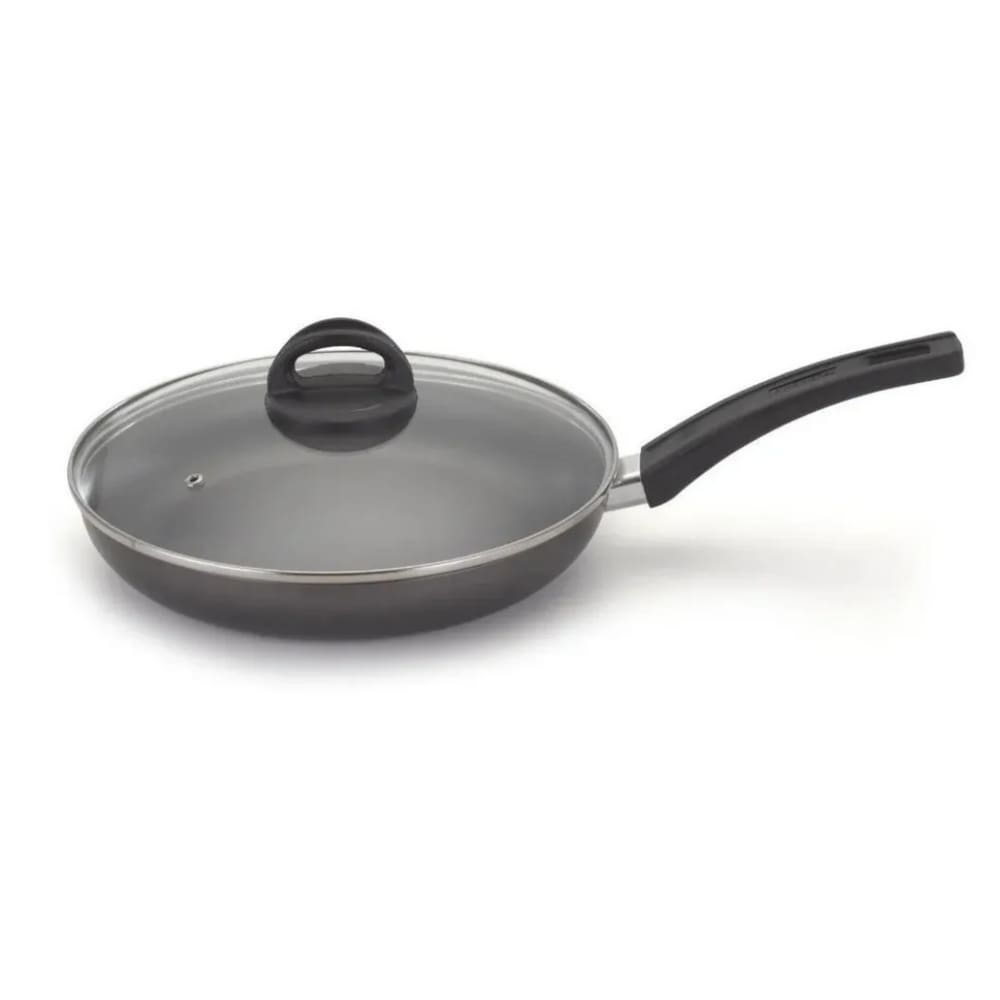 Frigideira Italiana Antiaderente 28cm C/ Tampa De Vidro