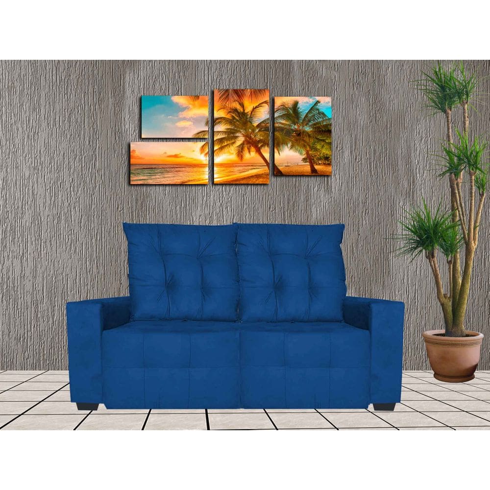 Sofa Retratil e Reclinavel 2 Metros Elano Marinho