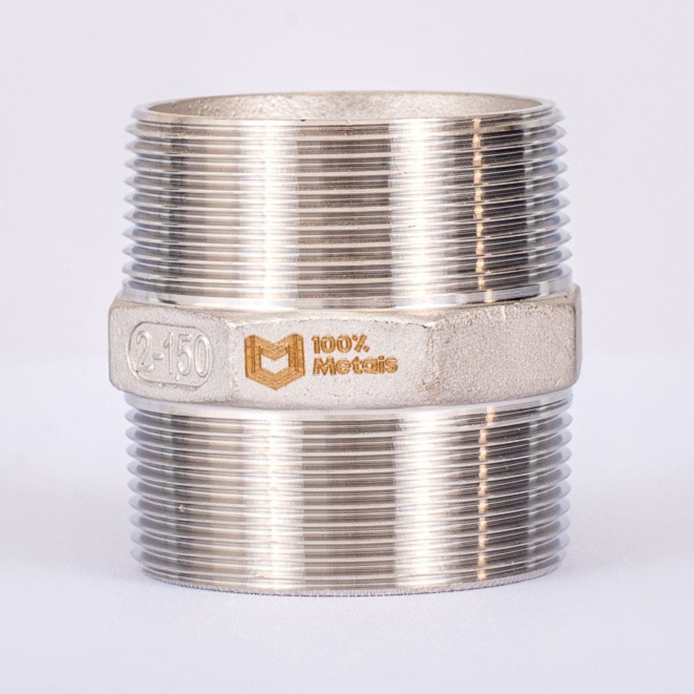 NIPLE HEXAGONAL INOX 304 150LBS ROSCA (BSP) IMP. - 2 (60.30mm)