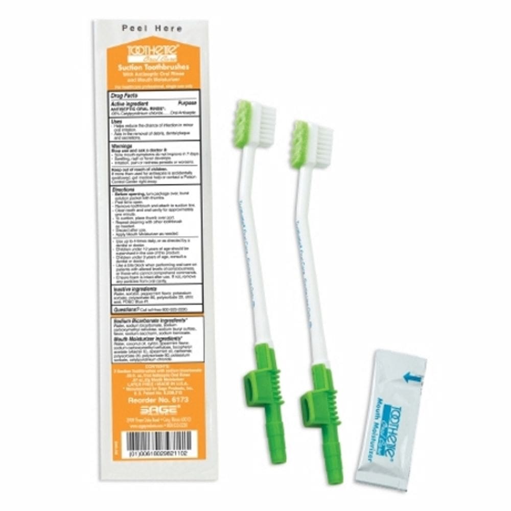 Kit de Escova de Dente com Sucção Pack de 1 por Sage (Pack de 4)