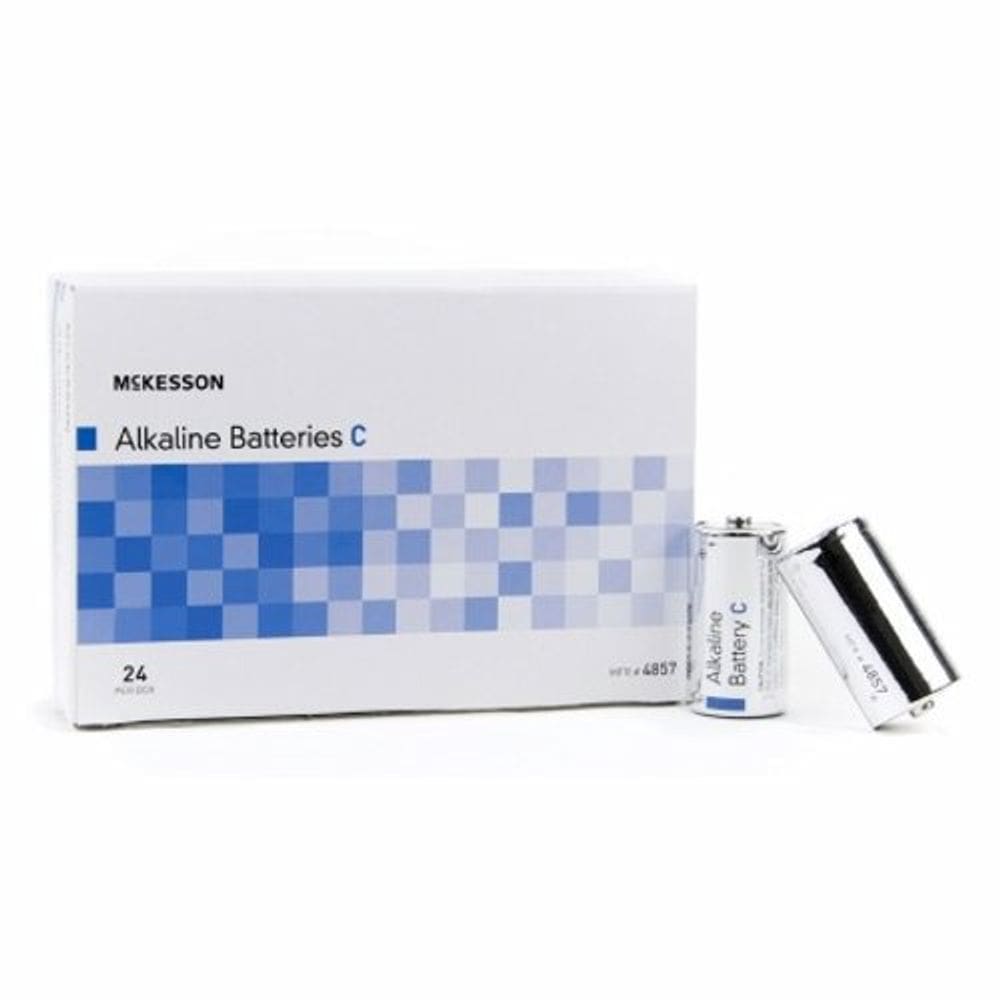 Bateria alcalina McKesson C Cell 1.5V descartável 24 unidades 24 unidades da McKesson (pacote com 2)
