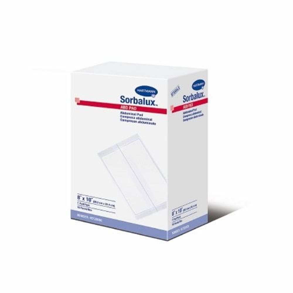 Almofada abdominal 20 x 10 polegadas, 16 unidades da Hartmann Usa Inc (pacote com 2)