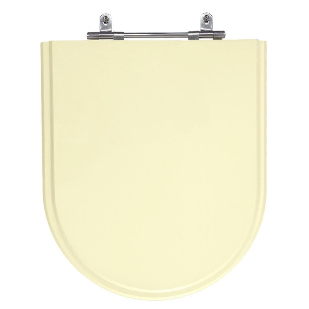 Assento Sanitário Deca Carrara Creme MDF Laminado