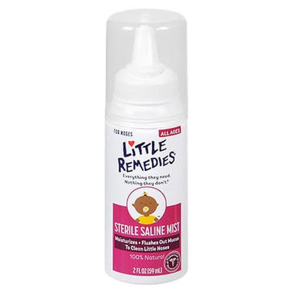 Little Remedies Sterile Saline Nasal Mist 3 Oz da Little Remedies (pacote com 4)