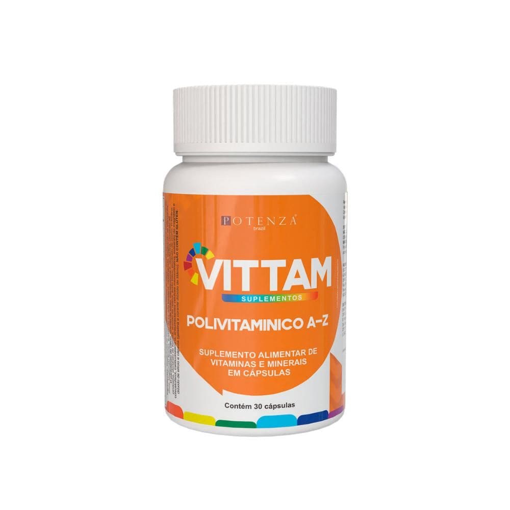 Polivitamínico AZ Multivitamínico Vitamina B12 Vittam 30 cápsulas