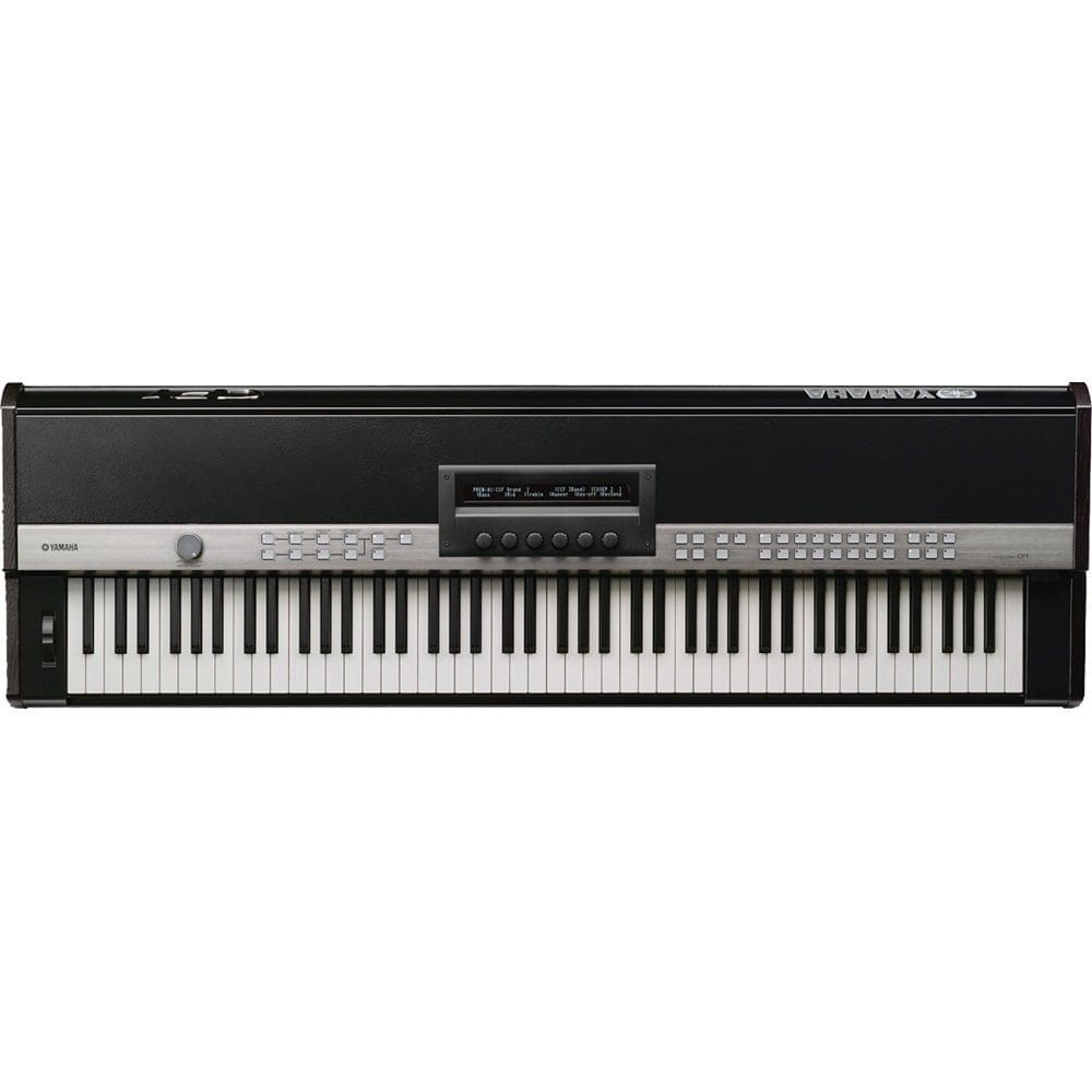 Piano de palco Yamaha CP1 com 88 teclas de madeira