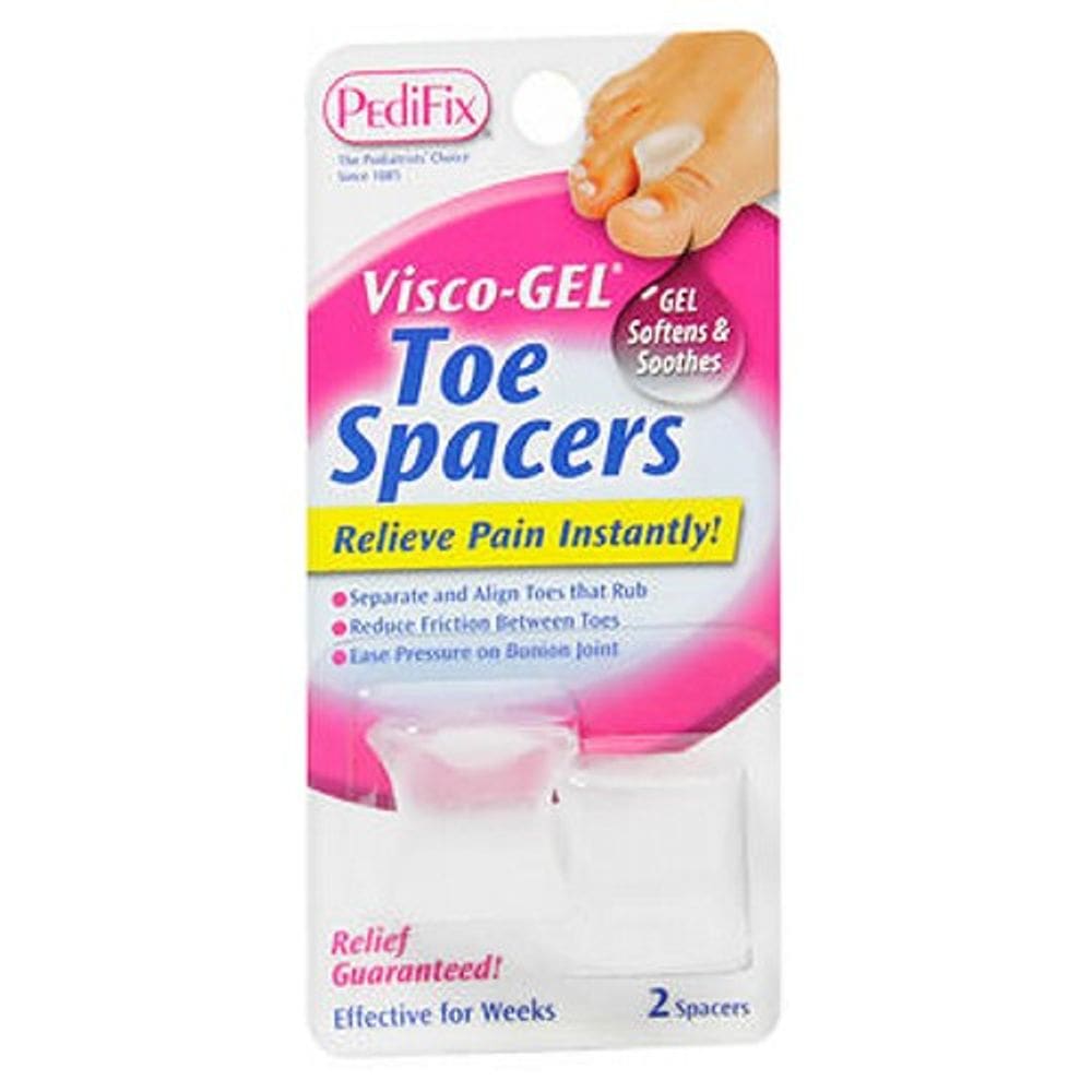 Espaçador de biqueira Visco-Gel 2 cada por Pedifix (pacote com 4)