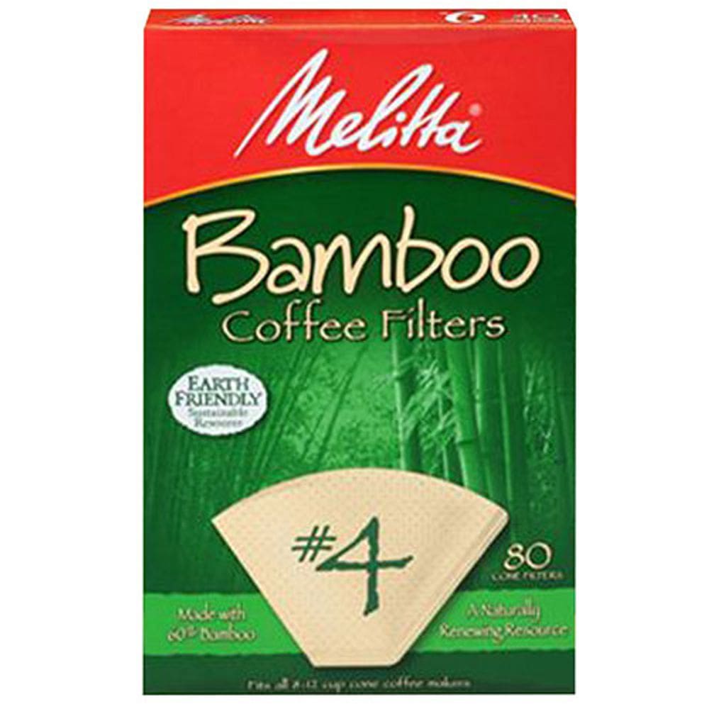 Filtro de café Bamboo Brown No4 80PC por Melitta