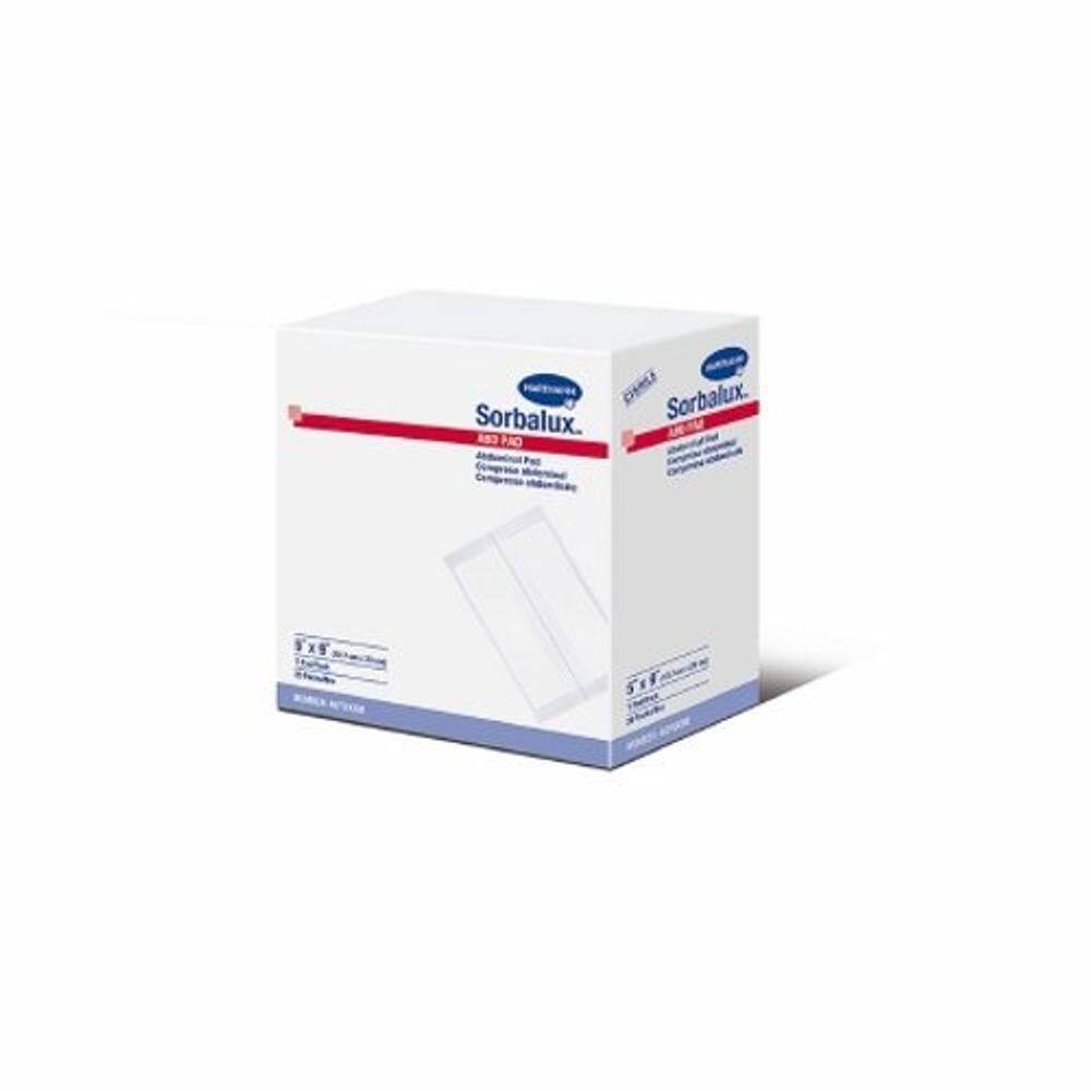 Almofada abdominal 5 x 9 polegadas, 25 unidades da Hartmann Usa Inc (pacote com 2)