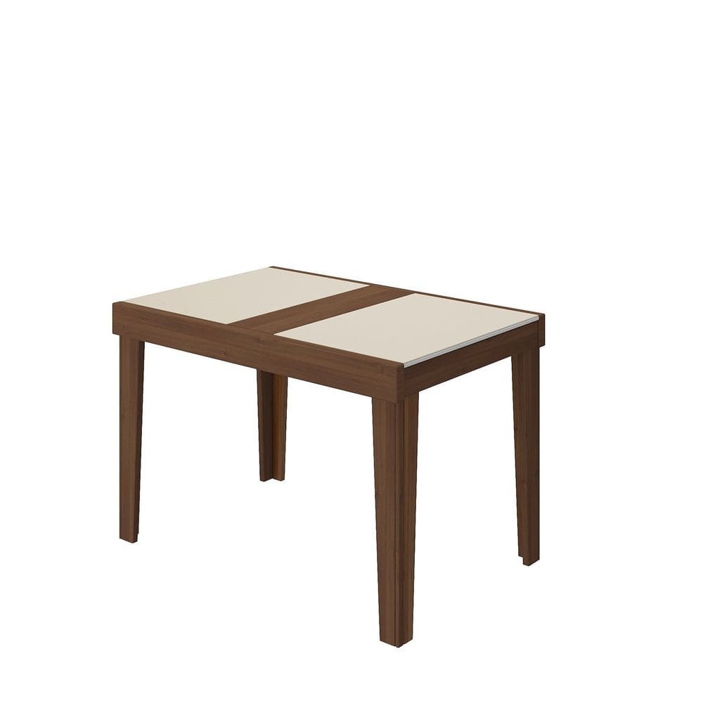 Mesa DE Jantar Extensível 120cm Naturalle Imbuia