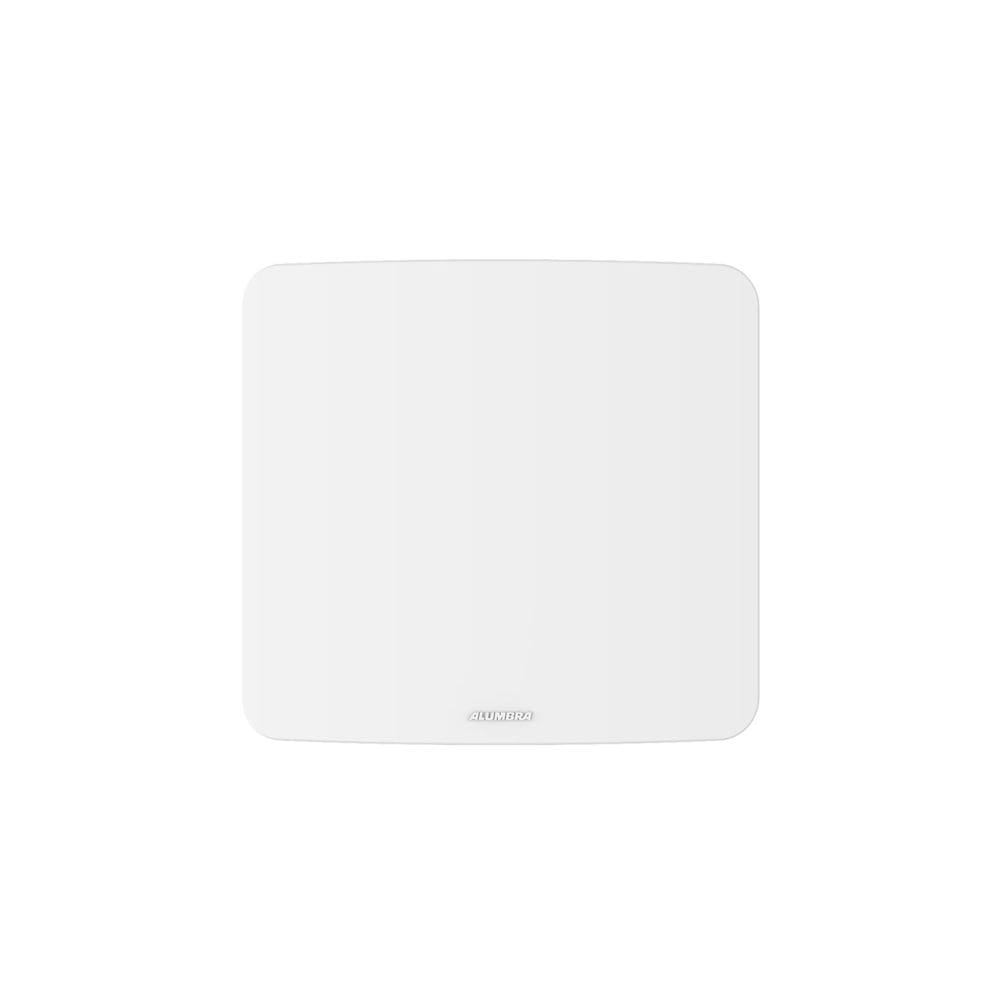 Placa 4x4 cega com suporte Gracia Alumbra Branco Fumaça Suave
