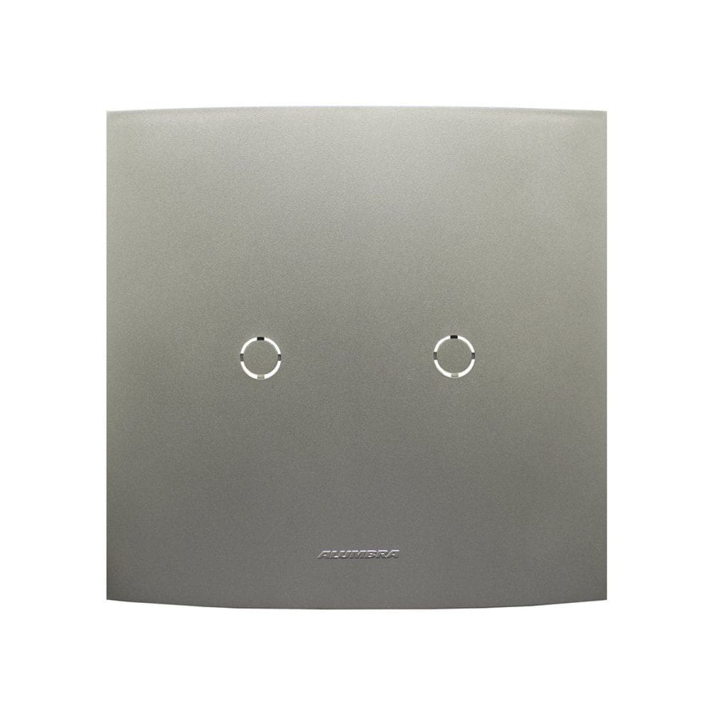 Placa 4X4 com Suporte Para Cega Saída De Fio Inova Pro Class Alumbra Champagne