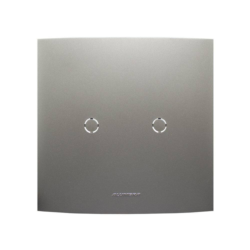 Placa 4X4 com Suporte Para Cega Saída De Fio Inova Pro Class Alumbra Titanium