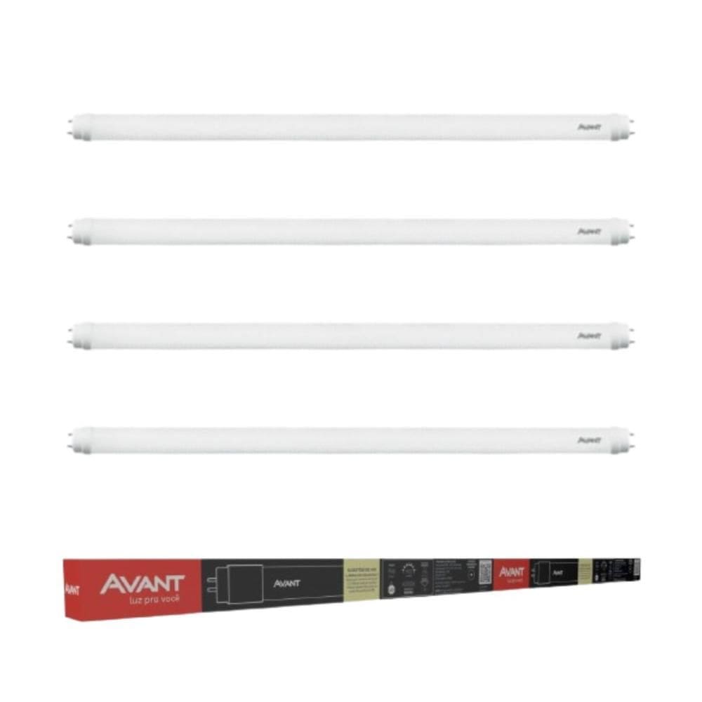Lâmpada Led Avant Tubo Led 9W 4000k T8 Bivolt 5 Unidades