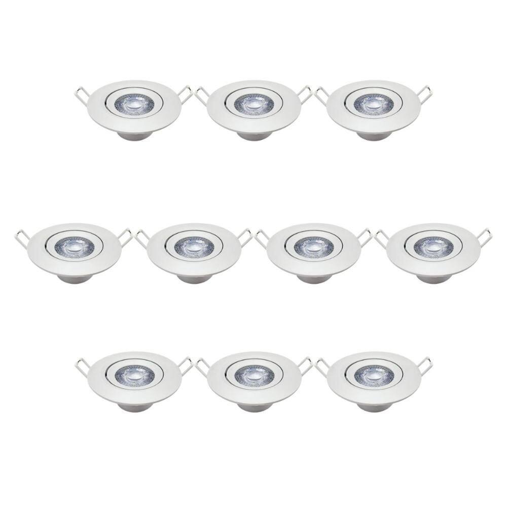 Spot Direcionável Avant Supimpa Redondo 5w 6500K 10 Unidades