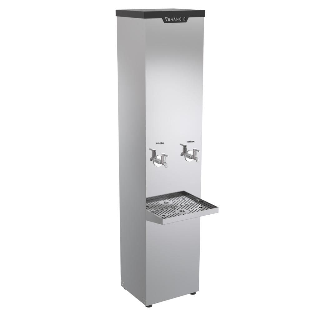Bebedouro Industrial 50 Litros Venâncio Inox 1 Torneira Gelada 1 Natural 220V BI50L-50605