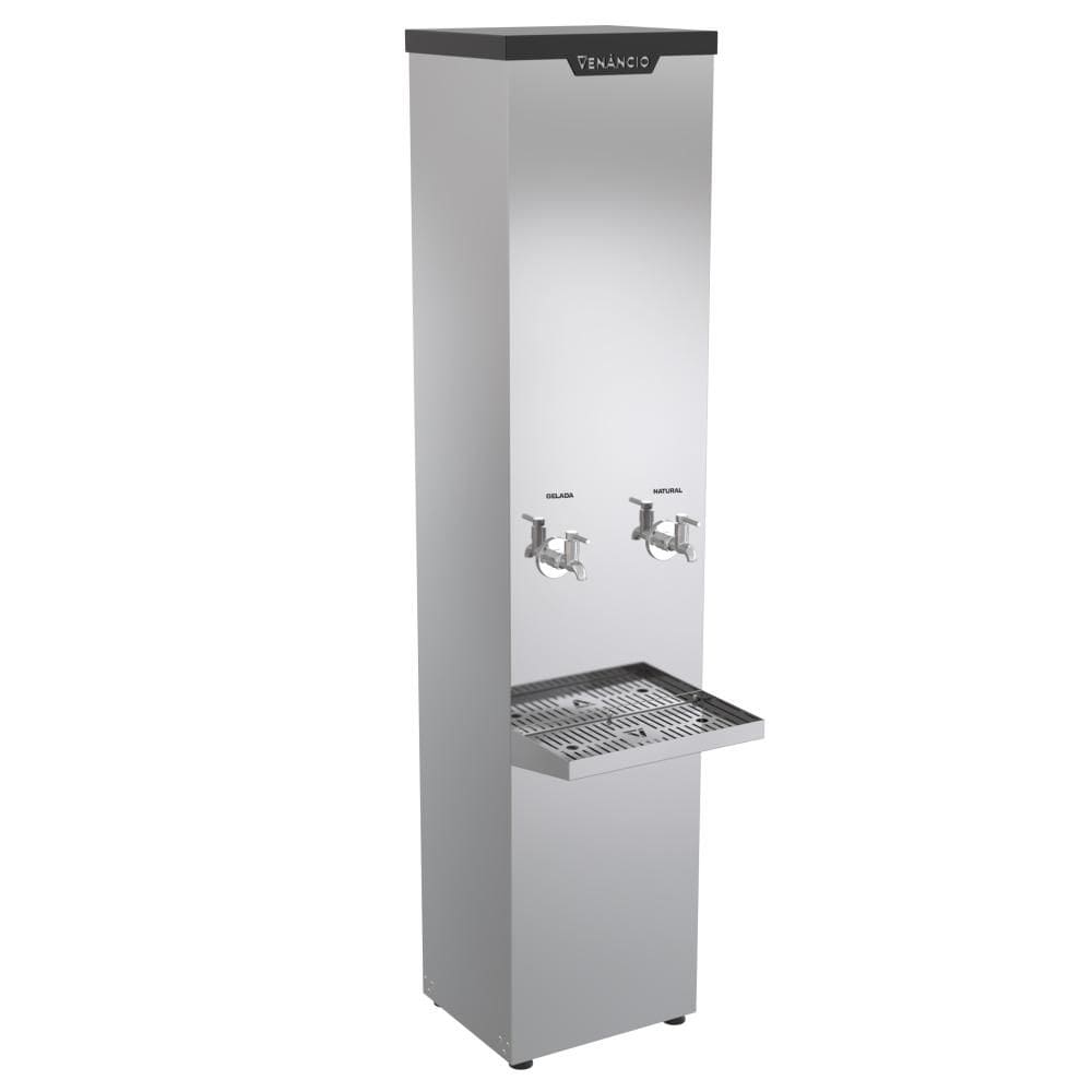 Bebedouro Industrial 50 Litros Venâncio Inox 1 Torneira Gelada 1 Natural 127V BI50L-50683
