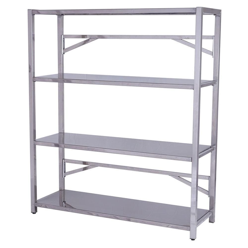 Estante Inox 150X50CM Benfati TB 40X40 4 Planos Lisos
